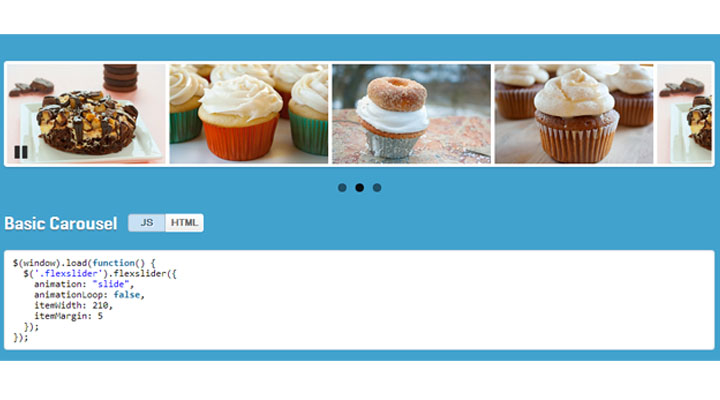 jQuery 几种不同的slide滑动banner，包括自动播放和带缩略图