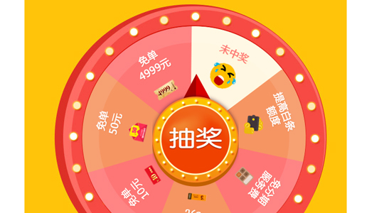 jQuery幸运大转盘抽奖活动代码